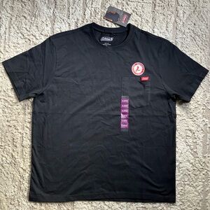 Coleman Pocket Tee T Shirt Mens XL Black Short Sleeve Branded Pckt